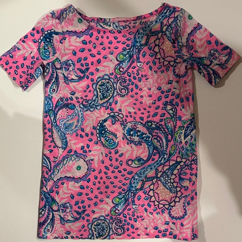 Lilly Pulitzer Pink and Blue Floral Dress